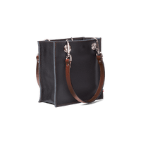 Cube Mini Tote Bag - Black
