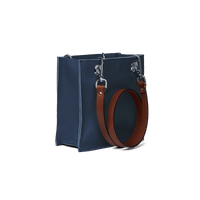 Cube Mini Tote Bag - Saphir